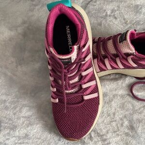 MERRELL Womens Bravada Edge - Fuchia Lace Up Trainers J135584 New 8.5